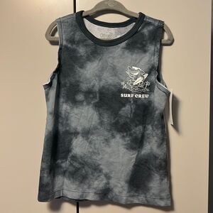 Toddler boy surf crew tie dye tank
